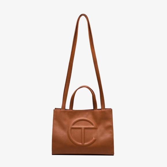 Telfar Medium Tan Shopping Bag - Picture 1 of 9